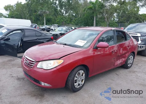 2010 Hyundai Elantra Gls z USA, uszkodzony, nr VIN KMHDU4AD9AU167266